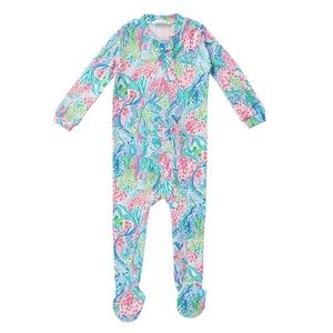 Lilly Pulitzer Mermaid Cove Nursery Pajama, 6-9 Months, worn once